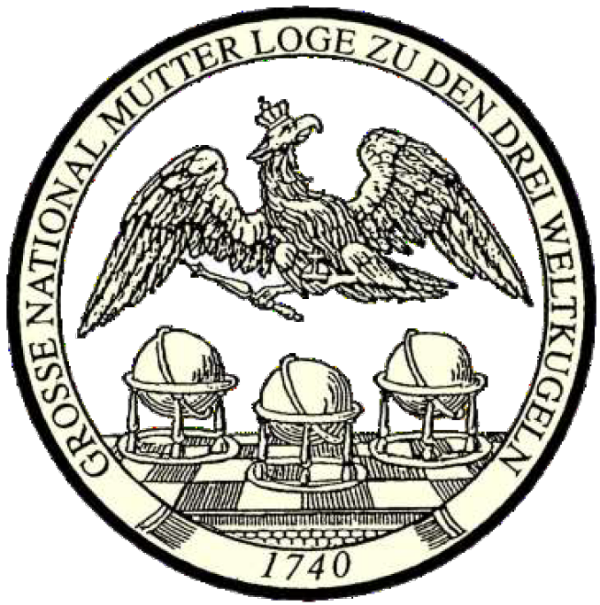 Siegel Der Grossen National Mutterloge Zu Den Drei Weltkugeln
