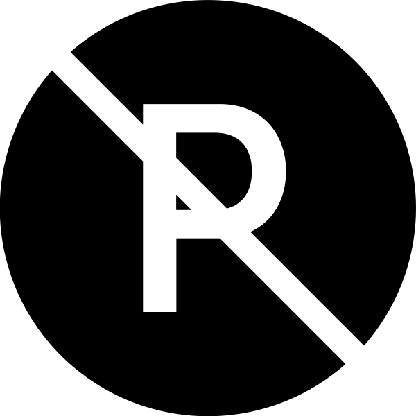Sign No Parking Fill
