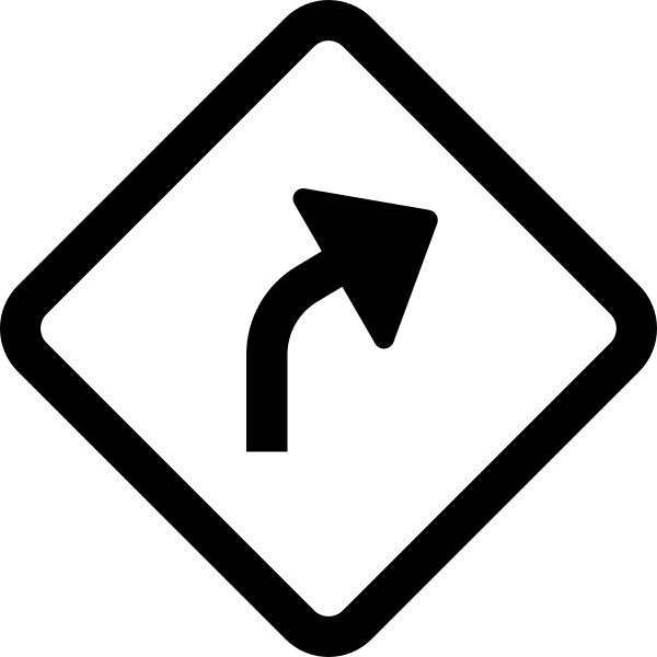 Sign Turn Slight Right