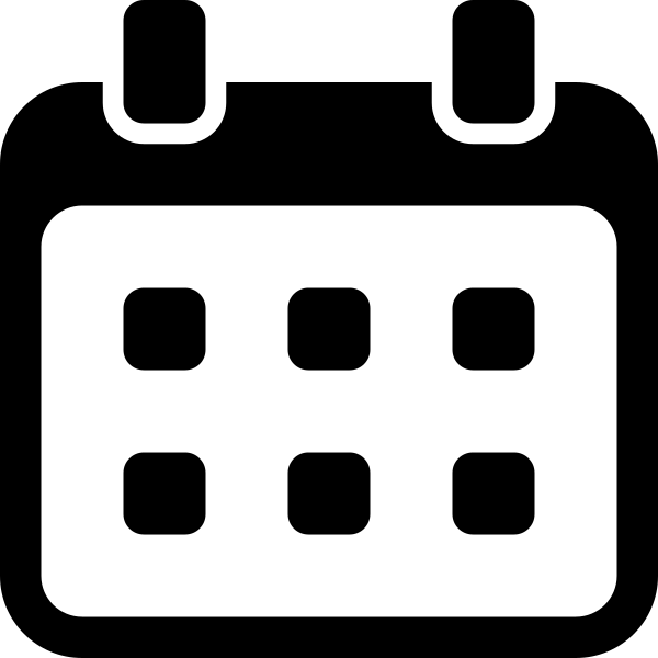 Simpleicons Business Calendar Weekly Vector