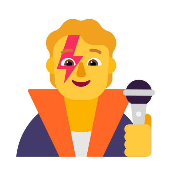 Singer Flat Default Vector