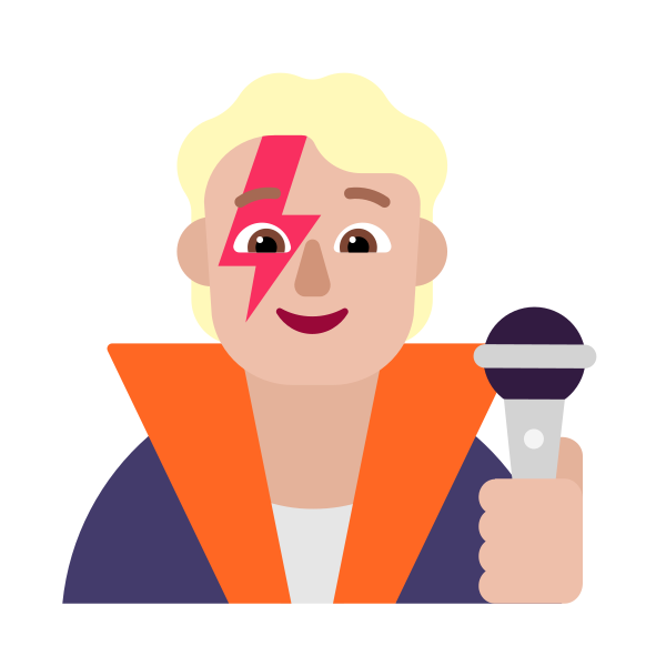 Singer Flat Medium Light Vector