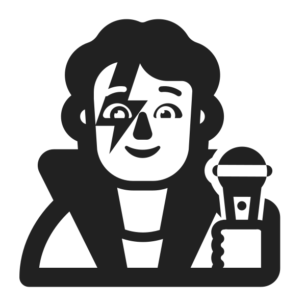 Singer High Contrast Default Vector