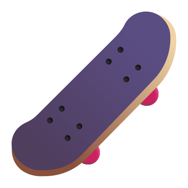Skateboard Color Vector