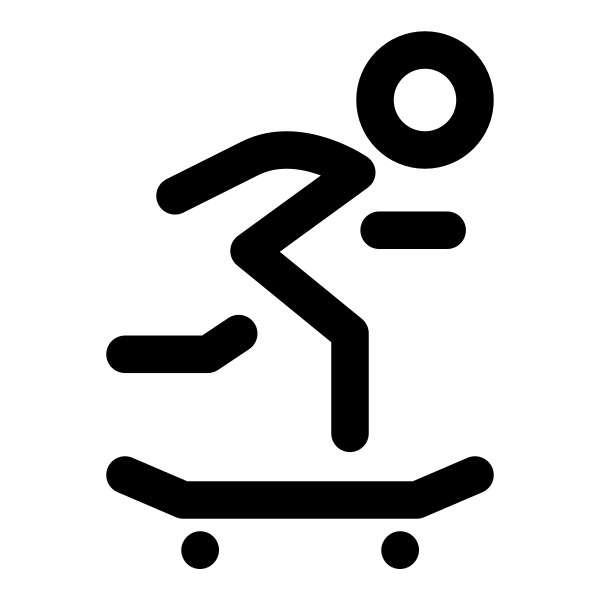 Skateboarding Vector