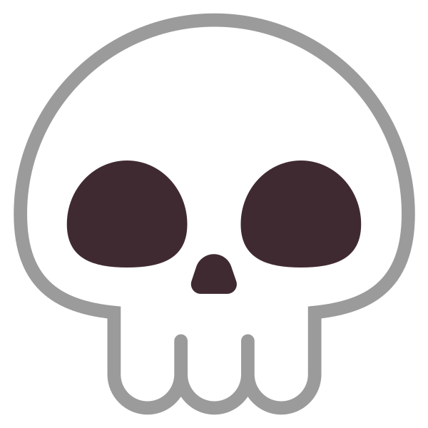 Skull Flat Vector