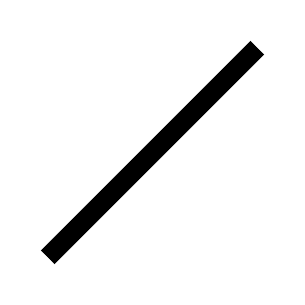 Slash Solid Vector