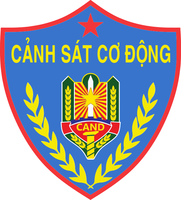 Sleeve Insignia Of Vietnam Mobile Police Vector Version