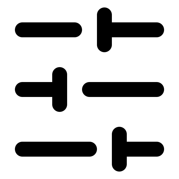 Sliders Horizontal
