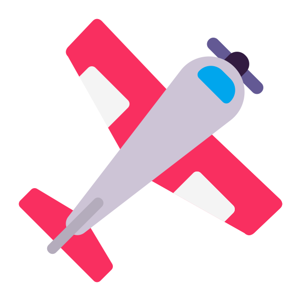 Small Airplane Flat