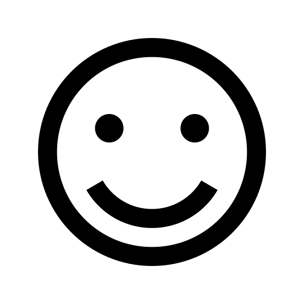 Smile Solid Vector