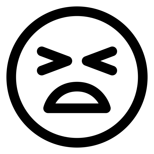Smiley Frustrated 24
