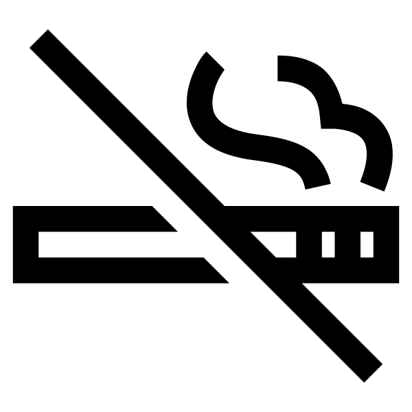 Smoking Ban Solid Vector