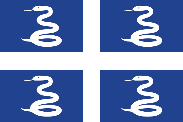 Snake Flag Of Martinique