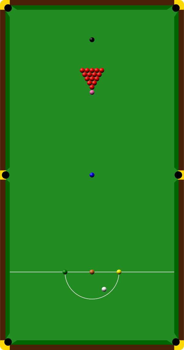 Snooker Table Drawing 2