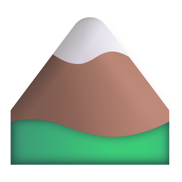 Snow Capped Mountain Color