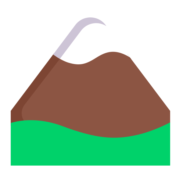 Snow Capped Mountain Flat