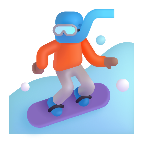 Snowboarder Color Medium