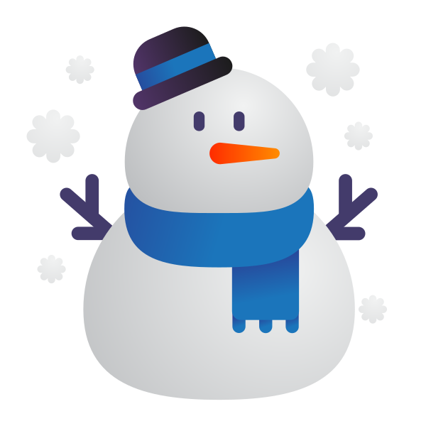 Snowman Color Vector