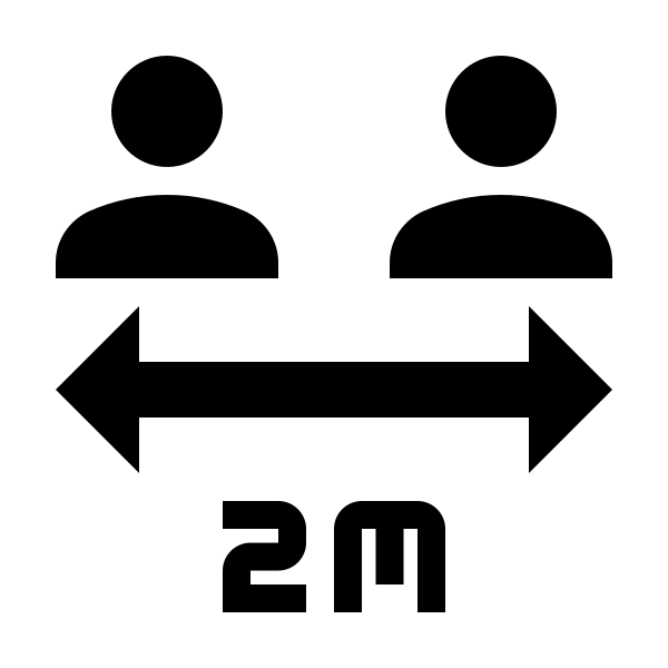 Social Distance 2 Meters