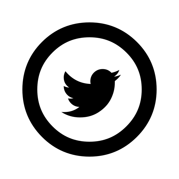 Social Twitter Circular Vector