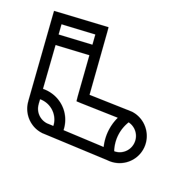 Socks Solid Vector