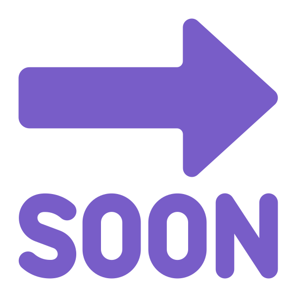 Soon Arrow Flat Vector