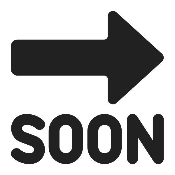 Soon Arrow High Contrast Vector