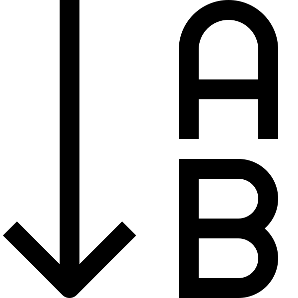 Sort Alphabetically