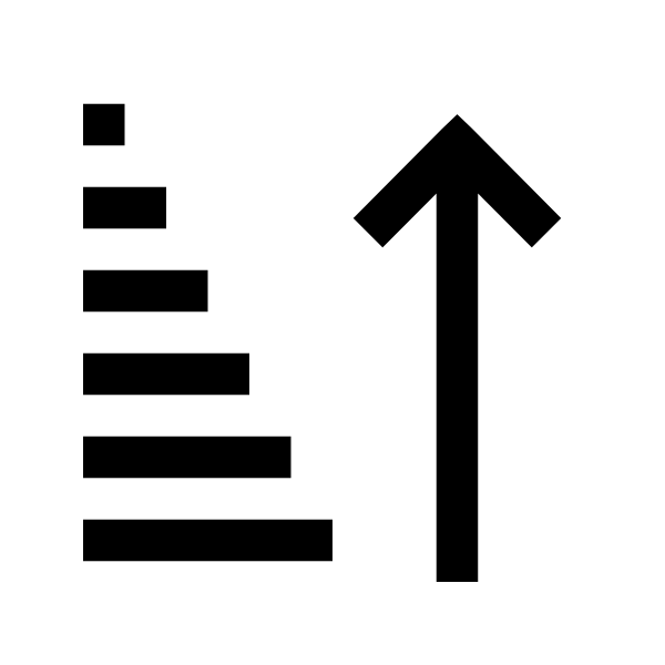 Sort Amount Up Alt Solid