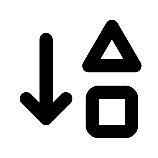 Sort Descending Shapes