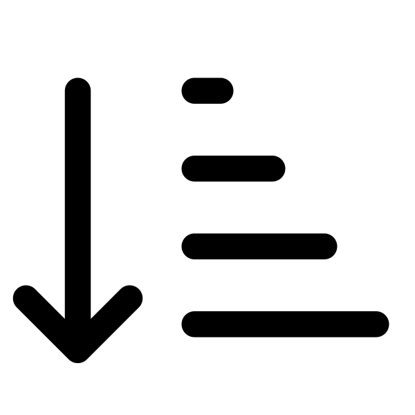 Sort Down Alt