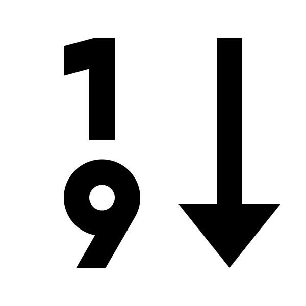 Sort Number Asc
