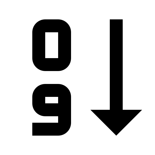 Sort Numeric Ascending