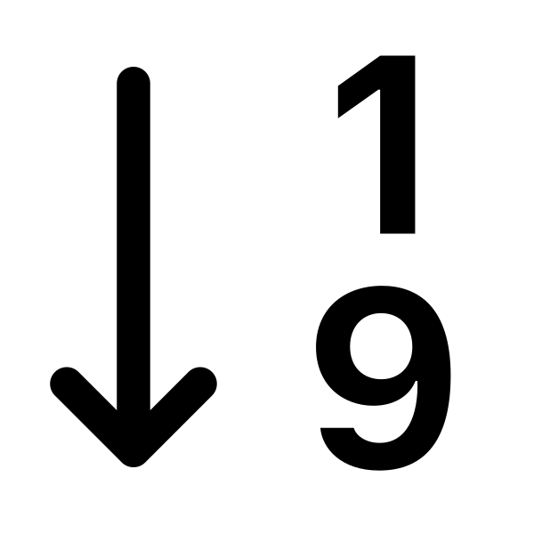 Sort Numeric Down