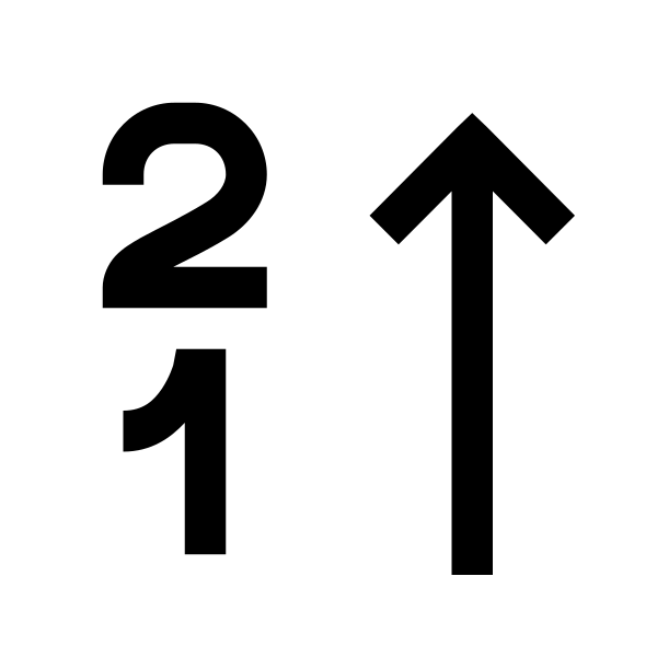 Sort Numeric Up Alt Solid Vector