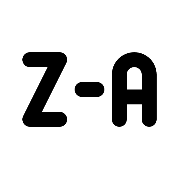 Sort Z A
