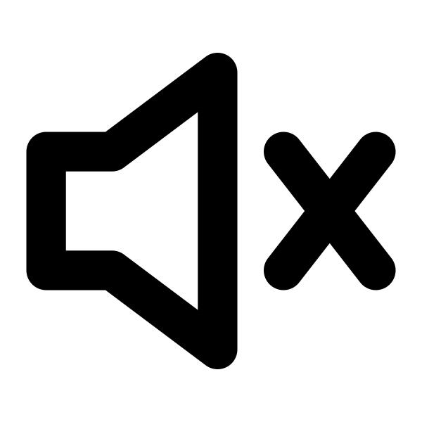 Sound Mute Vector