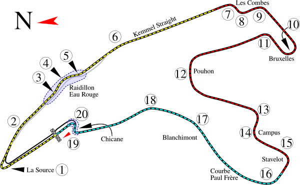 Spa Francorchamps Of Belgium