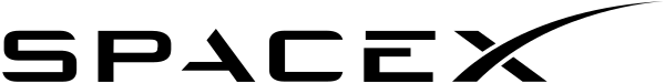 SpaceX Logo Black