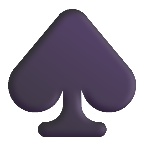 Spade Suit Color Vector