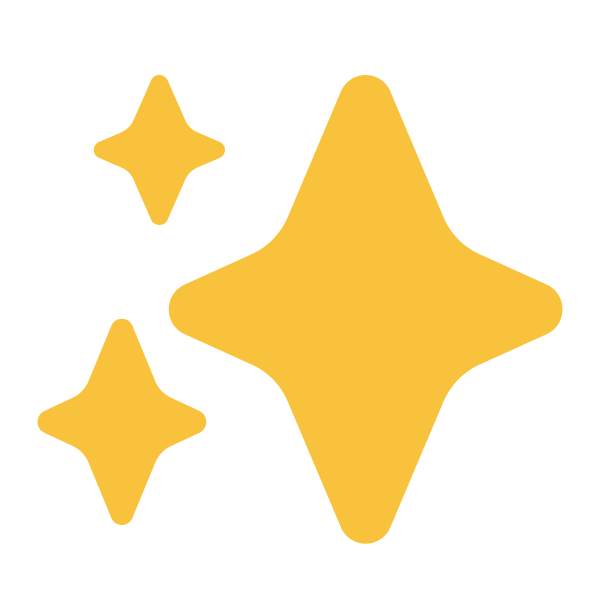 Sparkles Flat Vector