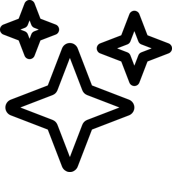 Sparkles Outline