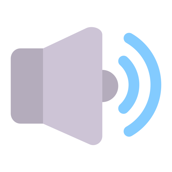 Speaker High Volume Flat Vector