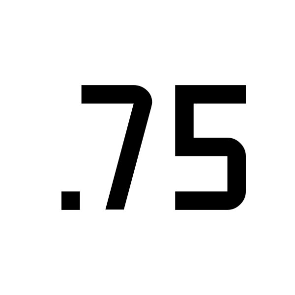 Speed 0 75