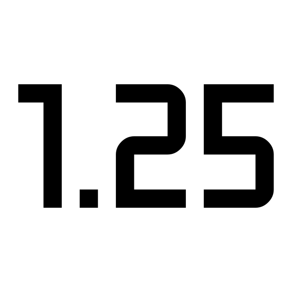 Speed 1 25 Fill