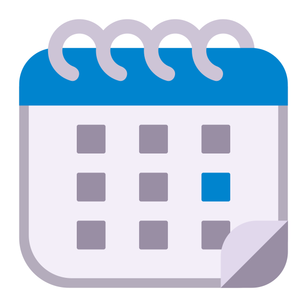 Spiral Calendar Flat
