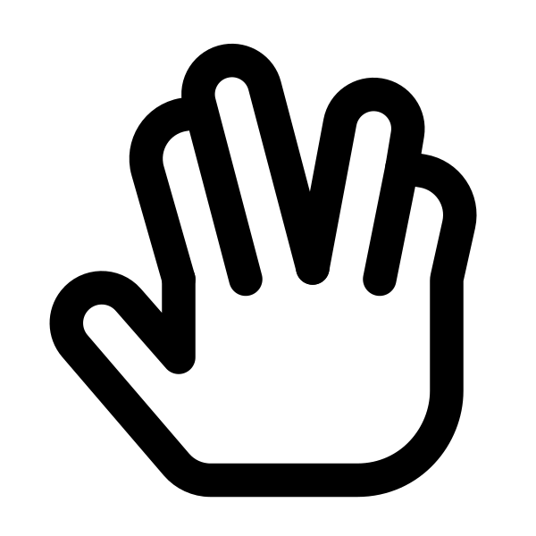 Spock Hand Gesture