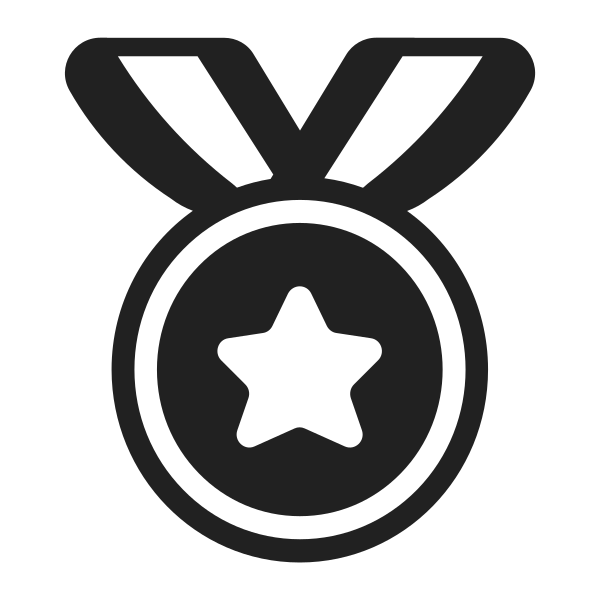 Sports Medal High Contrast