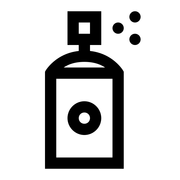 Spray Can Solid Vector